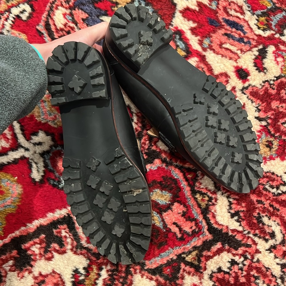 Madewell Corinne Lugsole Loafer size 7.5 black - Picture 5 of 5